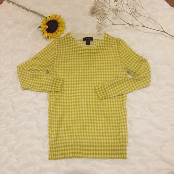 [Misplaced] Jcrew Gingham Tipi Sweater - Picture 2 of 3